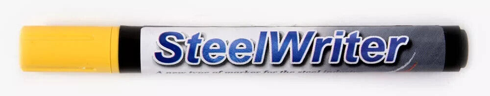 STEELWRITER MARKER PEN - FOR WRITING ON METALS. REMOVE WITH A DAMP CLOTH