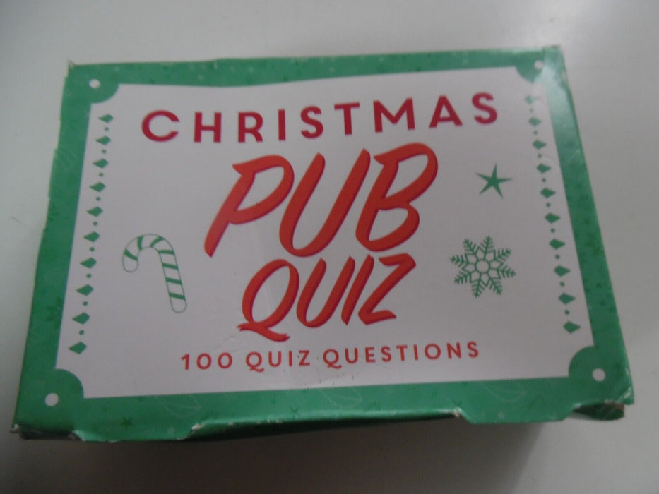 Christmas Pub Quiz Game Family Fun 100 Questions Friends Evening Party