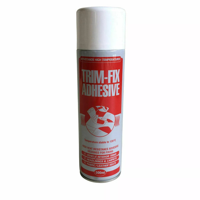 Various Trim Fix 500ml High Temp Spray Adhesive Heat Resistant Glue Van Lining