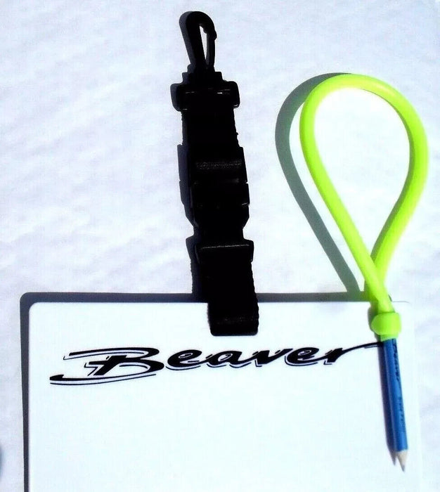 Beaver Large Dive Slate & Pencil A4 Divers Pad