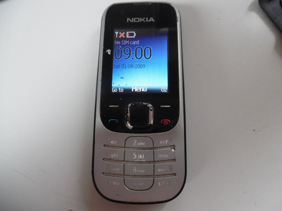 Nokia 2330c 2330 classic - Silver Black  Mobile Phone