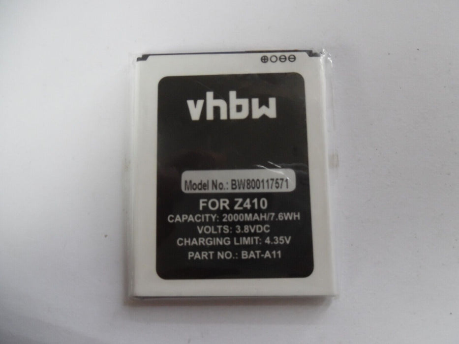 Battery for Acer Liquid Z410 BAT-A11 BAT-A11 2000mAh