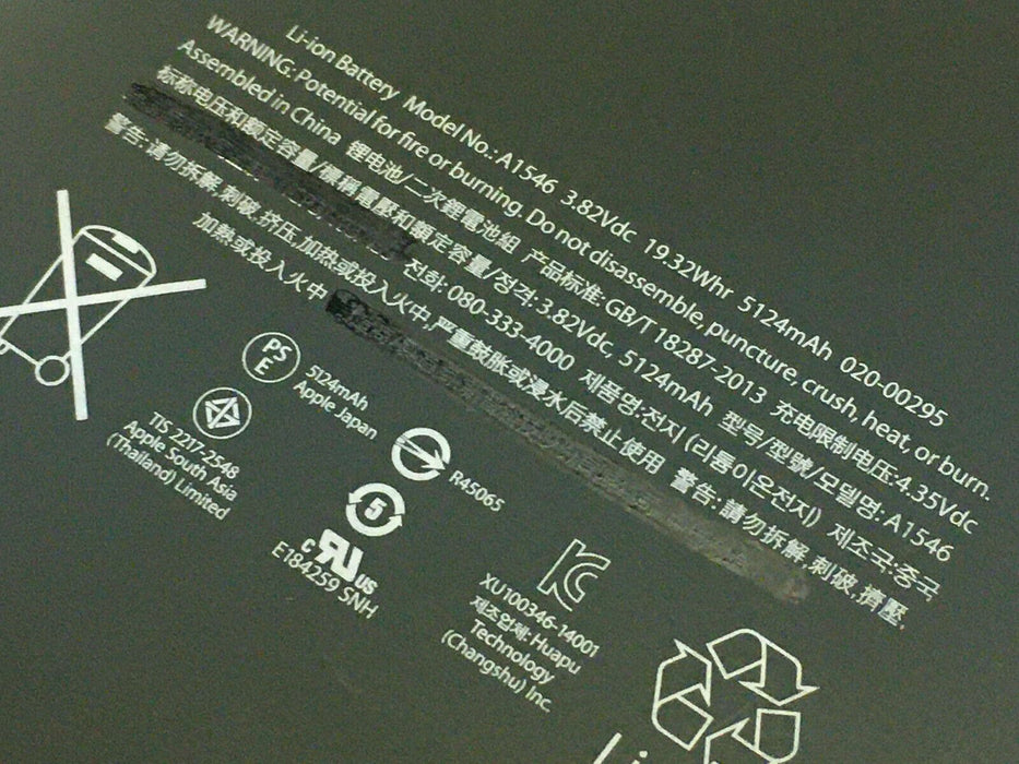 OEM Replacement Battery iPad Mini 4th Gen A1538 A1550 A1546 5124mAh 020-00295