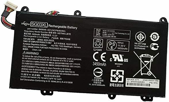 Replacement Battery For HP Envy SG03XL 17-u011nr 17t-u000 m7-u109dx HSTNN-LB7E