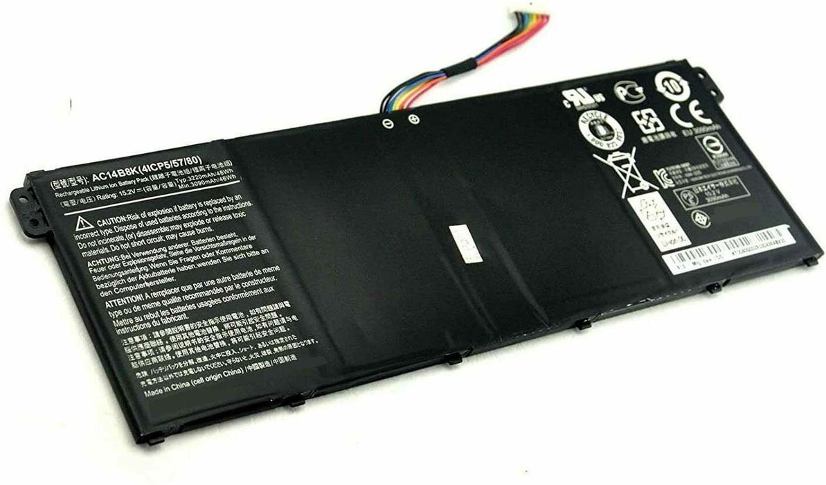 Replacement Battery Acer Aspire S14 S13 R5-571TG S14 R3-131T CB3-511 AC14B8K