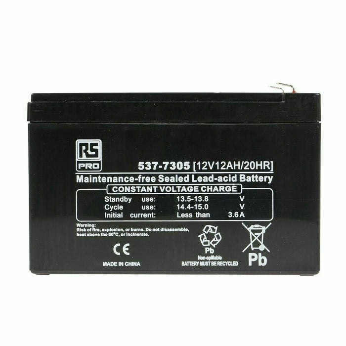 RS PRO Lead Acid Battery - 12V, 12Ah