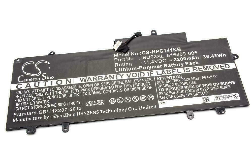 Replacement Battery for HP Chromebook 816609-005, BU03XL