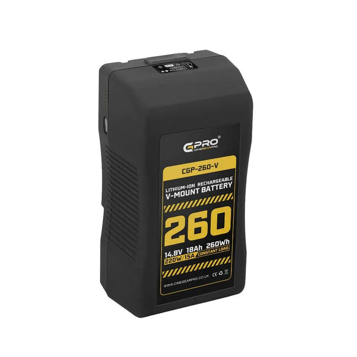 CGPro 260WH V-Mount Lithium-ion Rechargeable Battery 14.8V 18Ah CGPro 260WH V-M