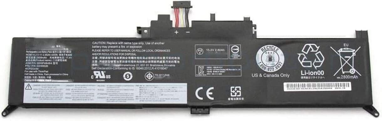 LENOVO Battery 2900mAh for Lenovo ThinkPad Yoga 260, SB10F46464, SB10F46465
