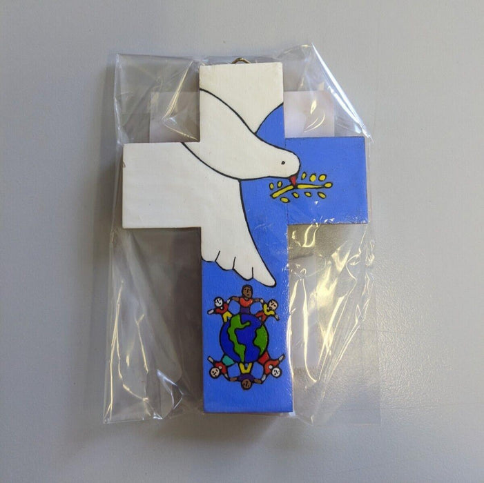 12cm Dove of Peace Cross