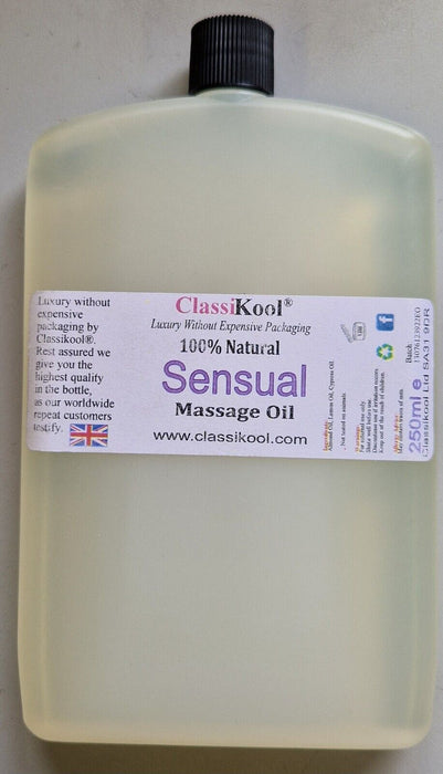 ClassiKool 100% Natural Sensual Massage Oil - 250ml