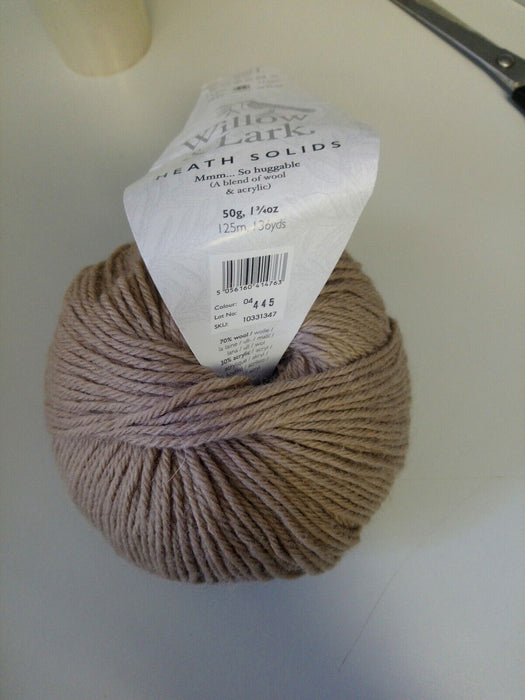 Willow & Lark Heath Solids Sand Wool