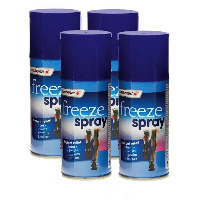 5PACK Masterplast Freeze Spray Instant Pain Relief for Twist Sprain Muscle Pain