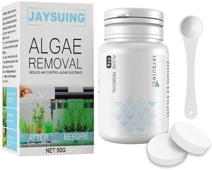 50g Algae Removal Agent For Aquarium Fish Tanks Pond Cleane