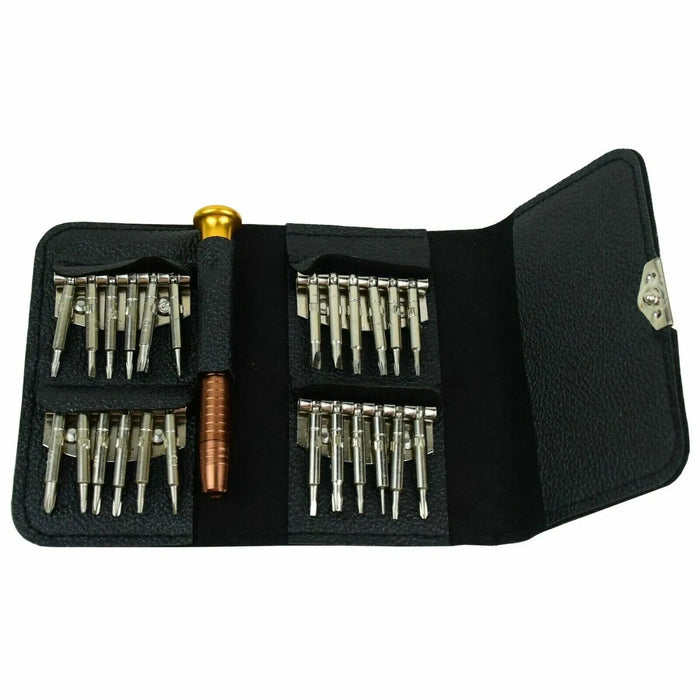 25 Pcs Mini Precision Screwdriver Set Tool Jewellers Glasses Phone Repair Micro