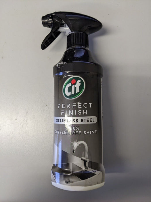 Cif Perfect Finish Stainless Steel Shine 435ml Spray Liquid