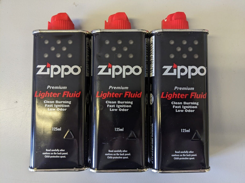 3 Pack - Zippo Lighter Fluid, 125ml