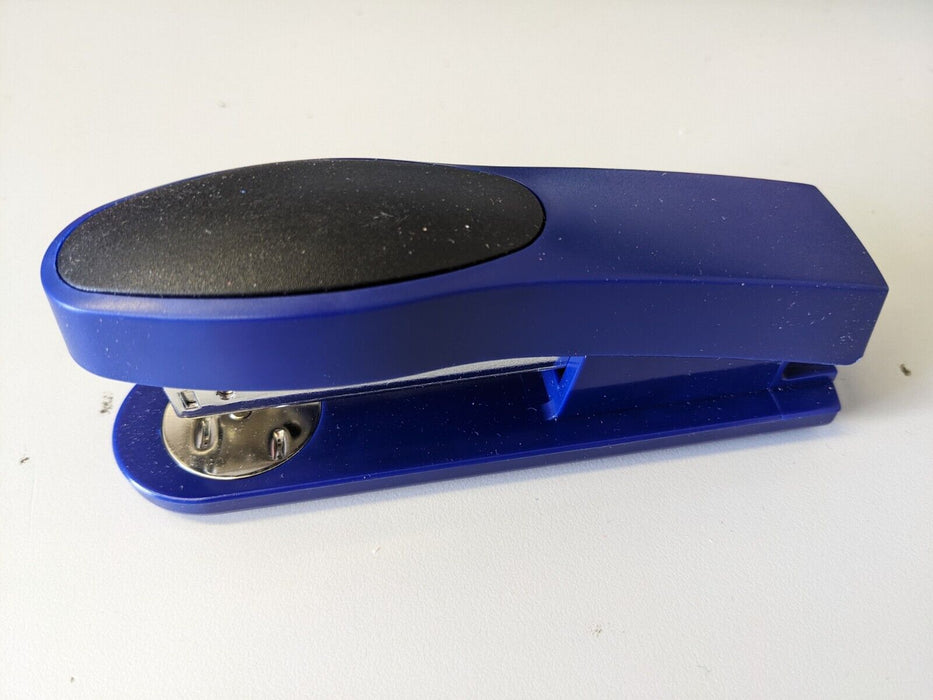 5 Star Office Half Strip Stapler Top Loading Blue