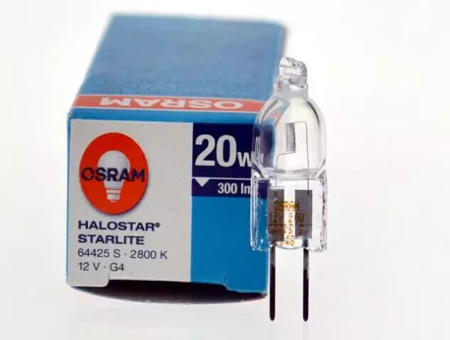 Osram 20w G4 12V Halostar Starlite Halogen Capsule 64415s Warm White x5