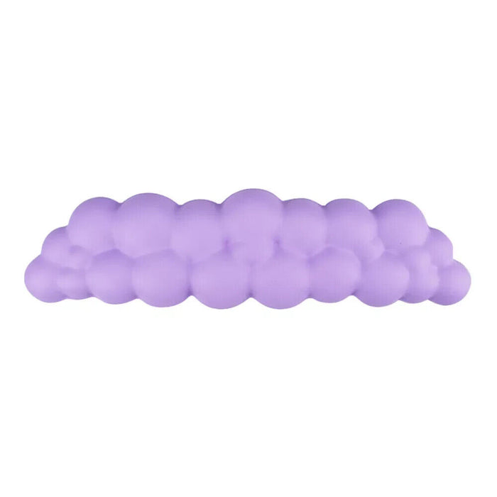 Non-Slip Wrist Support PU Wrist Rest Cloud Shape Memory Foam Purple