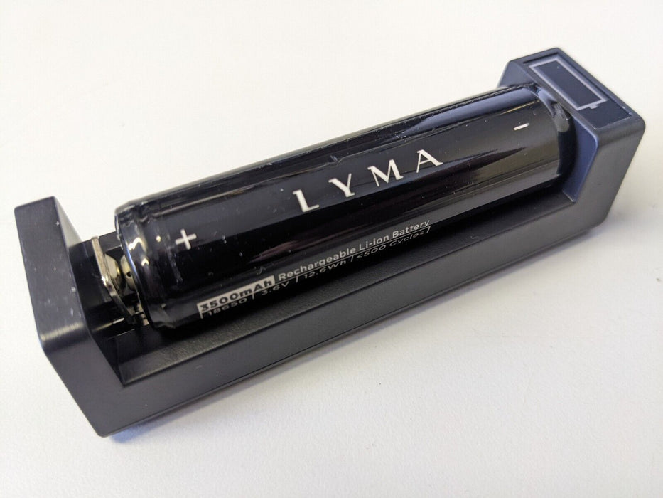 Rechargeable Li-ion Battery and Charger for the LYMA Laser 3500mAh