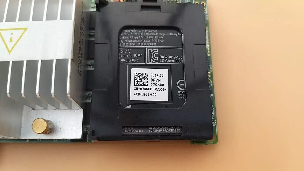 Dell PowerEdge PERC H710P 1GB Mini Mono Raid Controller And Battery 0TY8F9 TY8F9