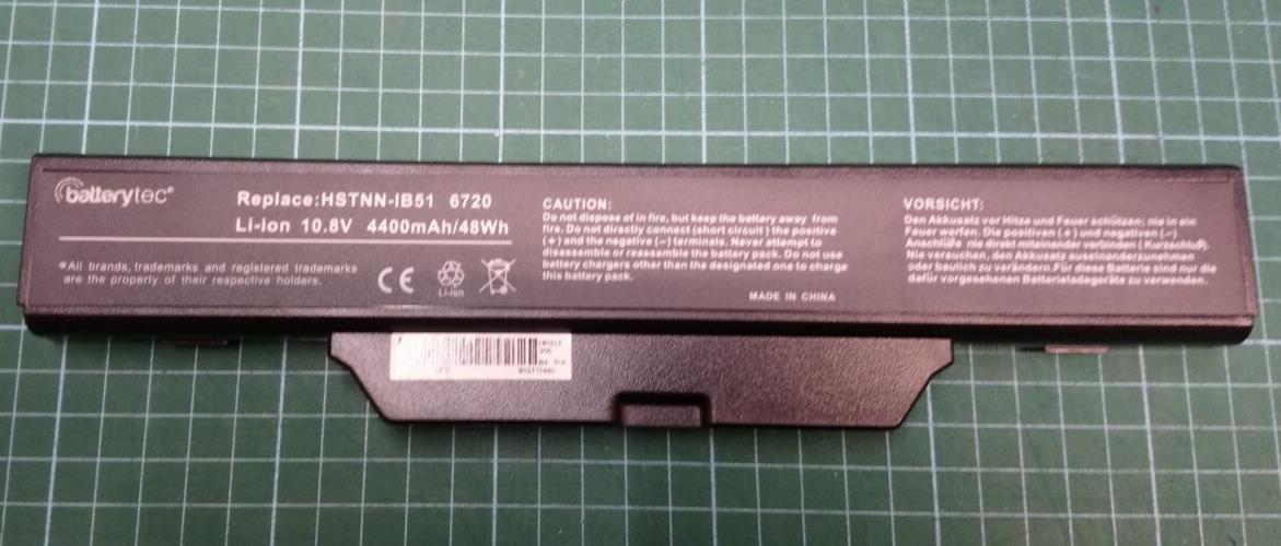 6720 Replacement Battery for HP Compaq 610 550 511 615 6720 6730 6735