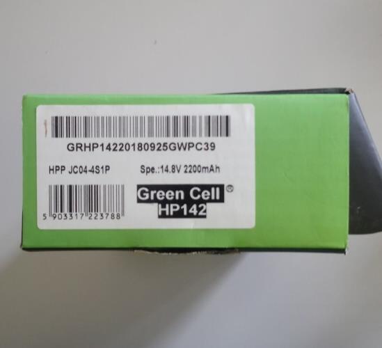 New Green Cell Battery JC04 14.8V 2200mAh For HP 240 G6 245 G6 250 G6 255 G6, HP