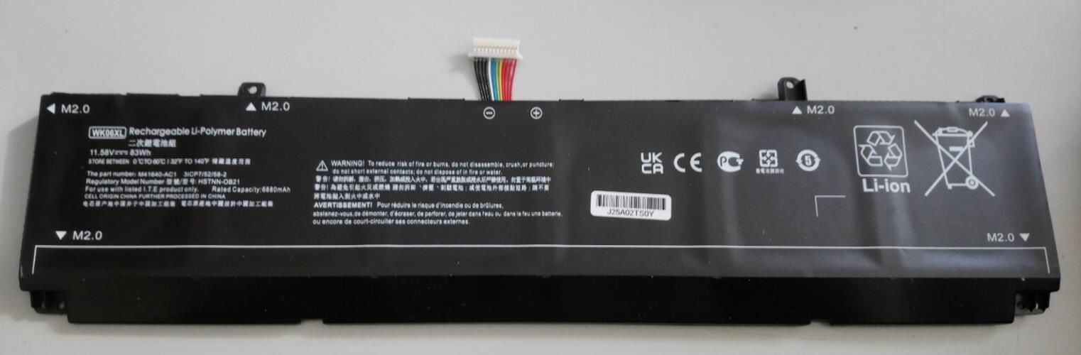 WK06XL battery for HP OMEN 16-b 16-c 16-k 16-n 16-wf 17-ck 16-b0000 (6800mAh)