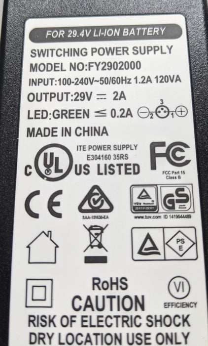 Switching Power Supply - For 29.4V Li-~Ion Battery - FY2902000