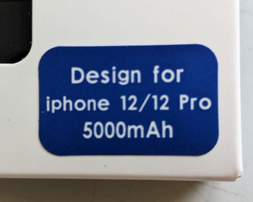 iPhone 12/12Pro Battery Case 5000mAh