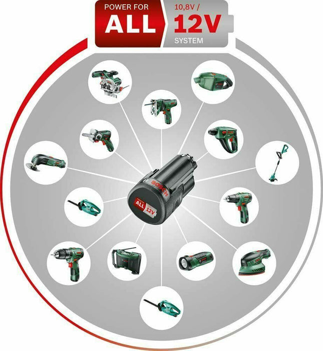 Bosch 1600A00H3D, 12 V 2.5 Ah lithium ion battery (12 V all tools)  Unopened