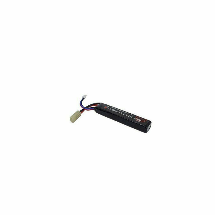 Airsoft 7.4V 1300mAh 25C LiPo stick battery with case Vapextech