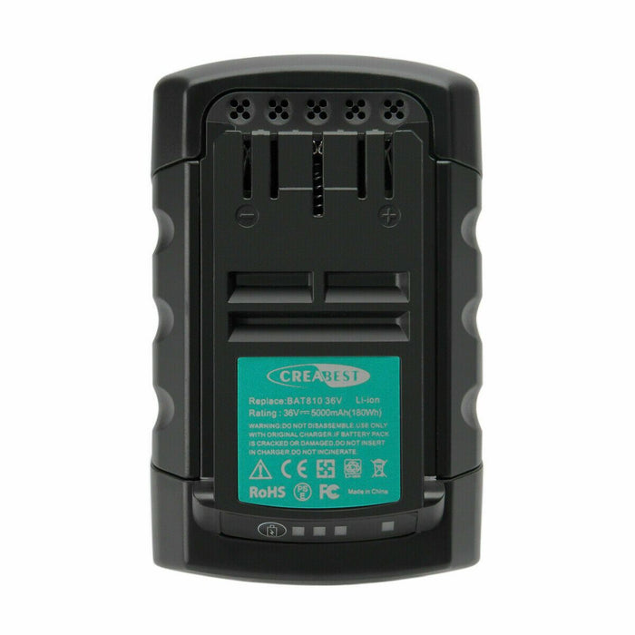 36V 5000mAh Li-ion Battery For Bosch BAT818 BAT810 GBH GSB GSR GKS 36 V-LI 36V