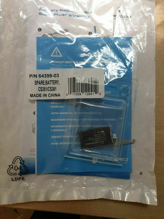 Plantronics Spare Battery for CS51 CS55 CS60 CS510 CS520 CS361/CS361N W710 W720