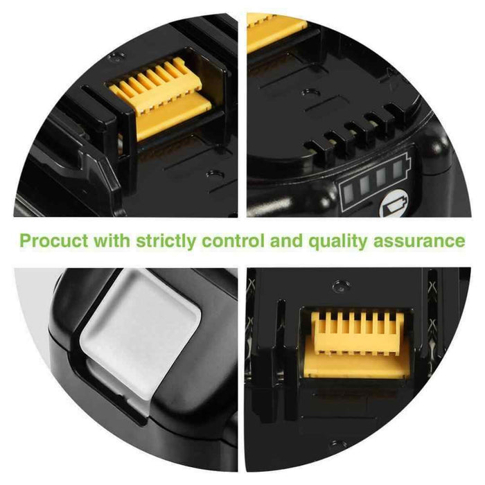 Rechargeable Battery Replacement Batteries 18V 8.0Ah Lithium ion for Makita -LED