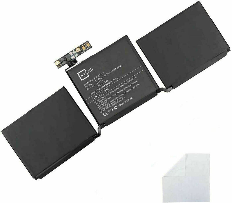 Internal Battery For Apple MacBook Pro 13 A1708 2016 2017 Replacement A1713 Part