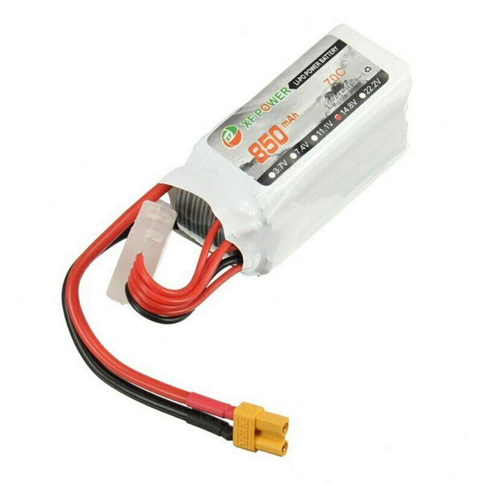 XF Power 14.8V 850mAh 4S 70C Lipo Battery XT30 Plug