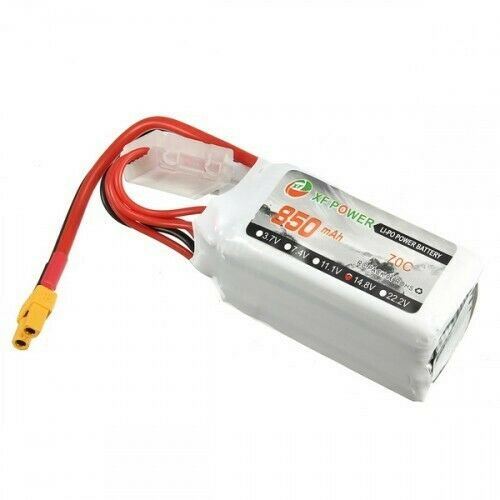 XF Power 14.8V 850mAh 4S 70C Lipo Battery XT30 Plug