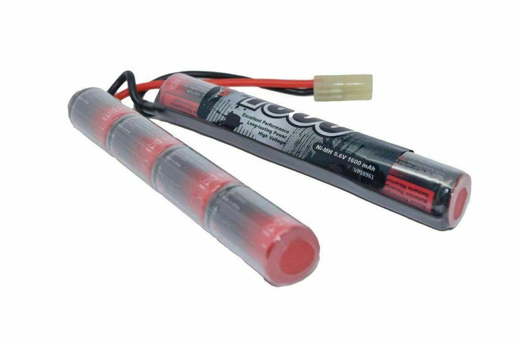 9.6V 1600mAh 2/3A Cranstock type NiMH battery AEG, Tamiya Airsoft Vapextech