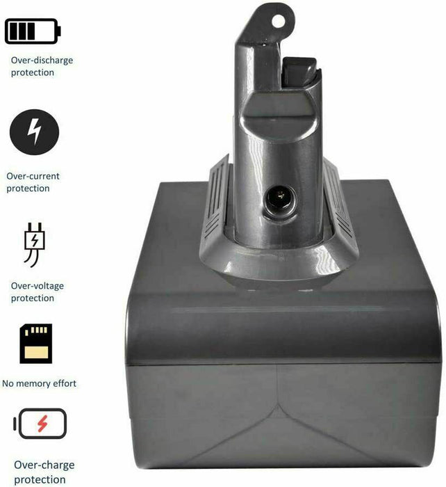 Replacement Battery for Dyson V6, high capacity SV03 SV04 SV05 SV06 SV07