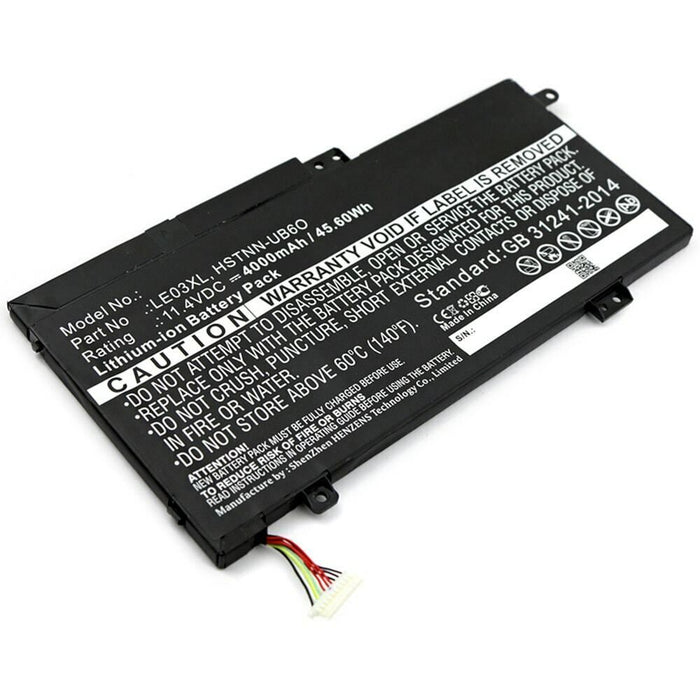Replacement LE03XL Battery For HP Envy x360 15-W 15-BK 796220-831OA43