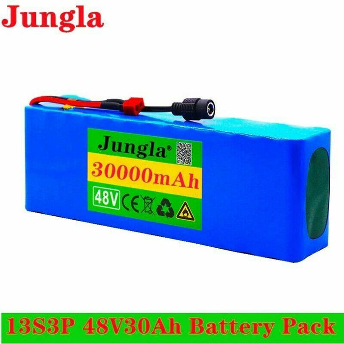 48v Lithium Ion Battery Pack For E Bike E Scooter Rechargeable 1000w 30000mAh