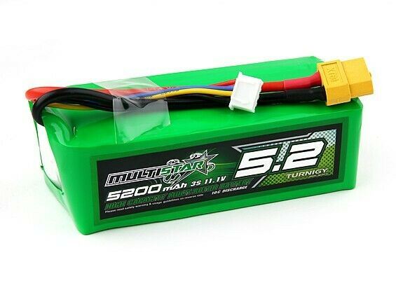 TURNIGY Multistar Lipo Battery 3S 5200mAh Multi-Rotor 57.72Wh 11.1v XT60 Plug