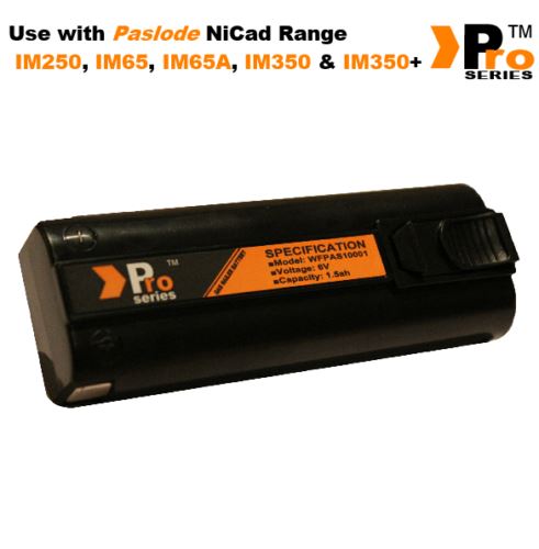 Paslode Pro-Series Battery WFPAS10001  im350/350+/65/65A/250/00018-1