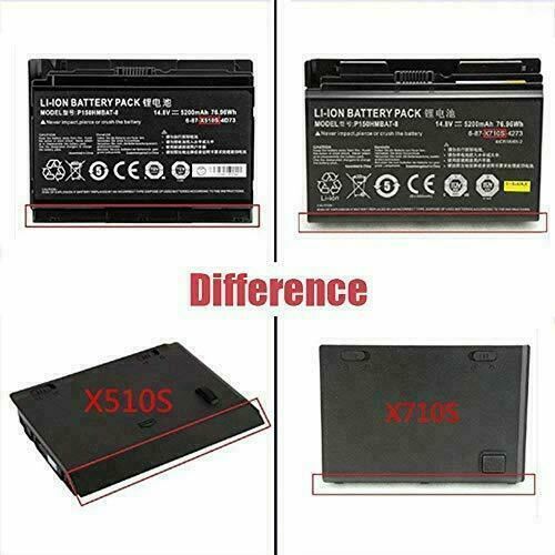 14.8V 5200mAh 76.96Wh P150HMBAT-8 Laptop battery for CLevo 6-87-X710S-4271
