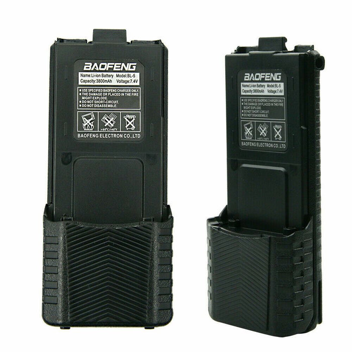 UK Baofeng Pofung 3800mAh 7.4V BL-5 Li-ion Extended Battery For UV-5R Radio Pro