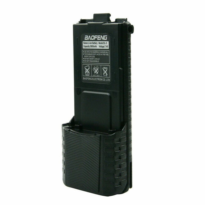 UK Baofeng Pofung 3800mAh 7.4V BL-5 Li-ion Extended Battery For UV-5R Radio Pro