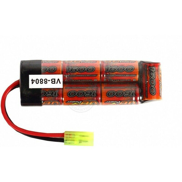 Vb Power Std Airsoft Battery 9.6v 1600 Mah Tamiya Connector Ni-Mh Battery
