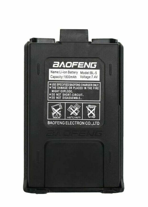 BaoFeng BL-5 UV-5R walkie talkie receiver Battery 1800mah Li-ion UV5R genuine